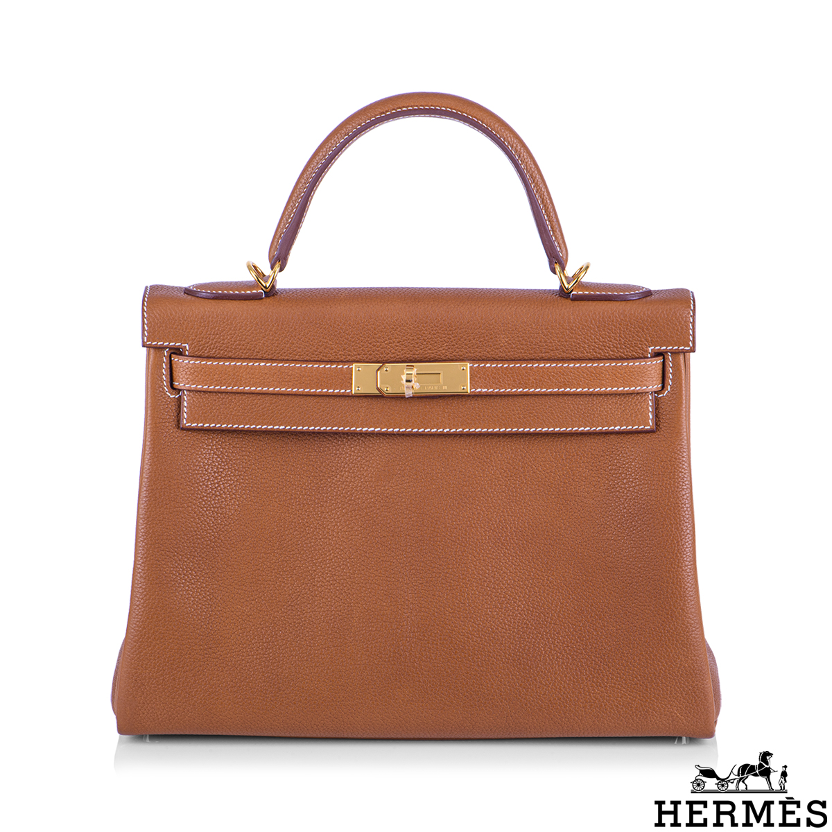 HERMES Birkin 25 Barenia Faubourg Fauve